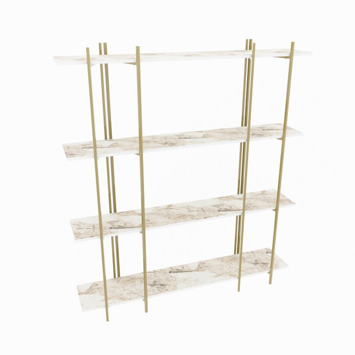 Hanah Home Moss - Blanco, Dorado